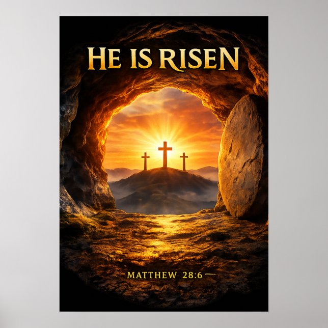 Póster He is Risen (Frente)