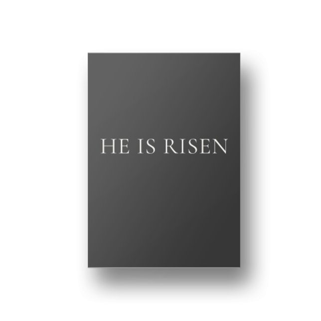 Póster He Is Risen | Christian Easter Wall Art Poster (Subido por el creador)