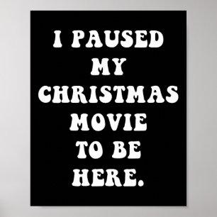 Póster He parado la película de mis Navidades para estar