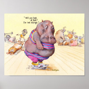 Póster ¡He perdido 375 kilogramos!