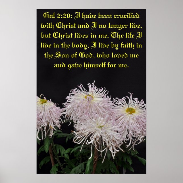 Póster He sido crucificado con Cristo (Frente)