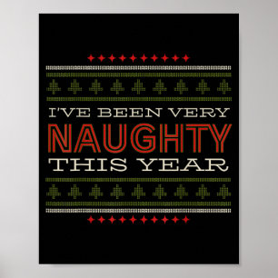Póster He sido muy malo este año Humor de Navidad 