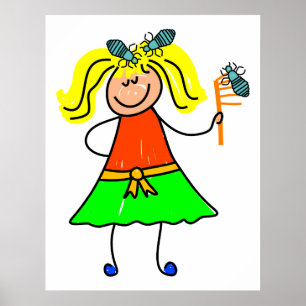 Póster Head Lice Kid