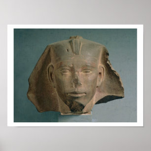 Póster Head of King Djedefre, from Abu Roash, Old Kingdom