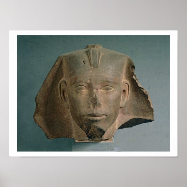 Póster Head of King Djedefre, from Abu Roash, Old Kingdom (Frente)