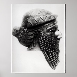 Póster Head of Sargon I 2400-2200 BC
