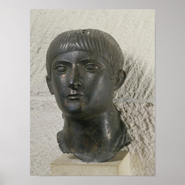 Póster Head of young man, aka 'The Young Aquitaine (Frente)