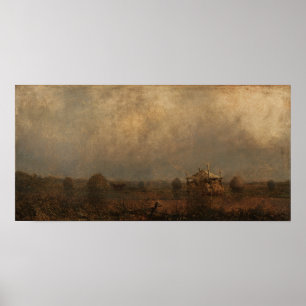 Póster Heade - Marea Alta En Los Pantanos