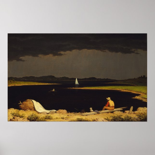Póster Heade - Tormenta eléctrica que se acerca (Frente)
