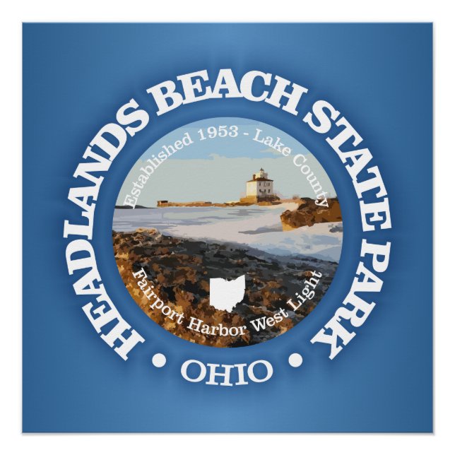 Póster Headlands Beach SP (Anverso)