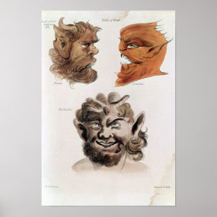 Póster Heads of Evil Demons