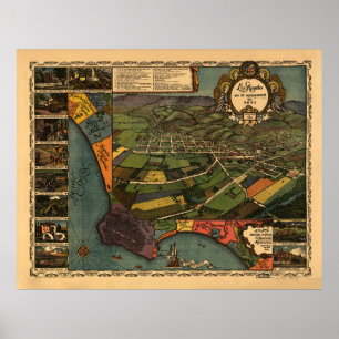 Póster Healdsburg, California (1876)