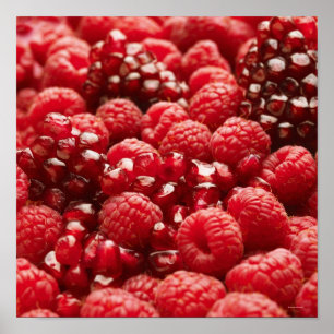 Póster Healthy and nutritious red berries