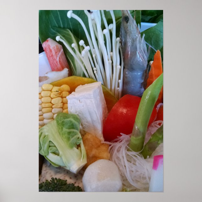 Póster Healthy Cooking (Frente)