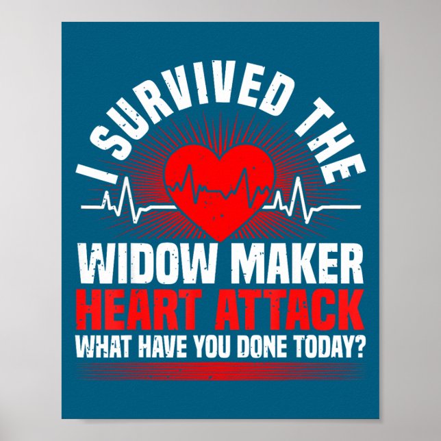 Póster Healthy Heart Disease, Heart Surgery &amp; Cardiac (Frente)