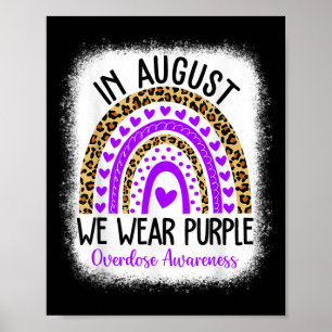 Póster Heart August Usamos Diversión de la sobredosis mor