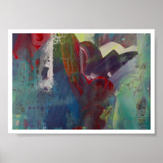 Póster Heart Bits 5x7 Original Art Print