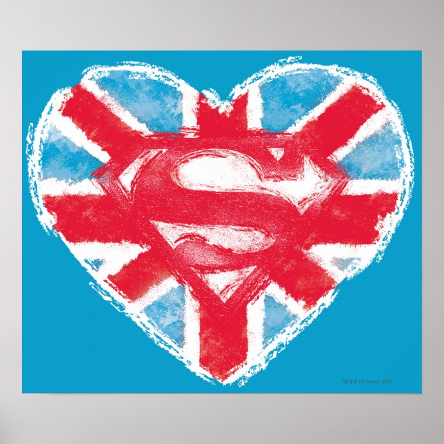 Póster Heart British S-Shield (Frente)