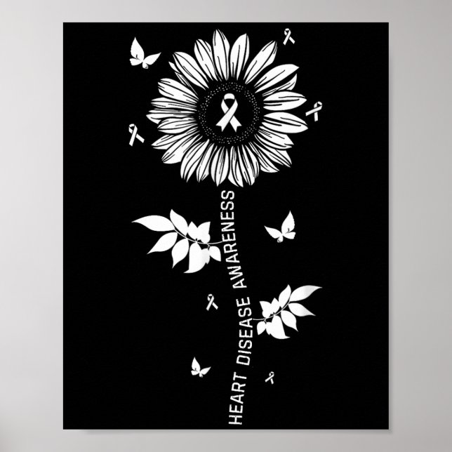 Póster Heart Disease Awareness Month  (Frente)