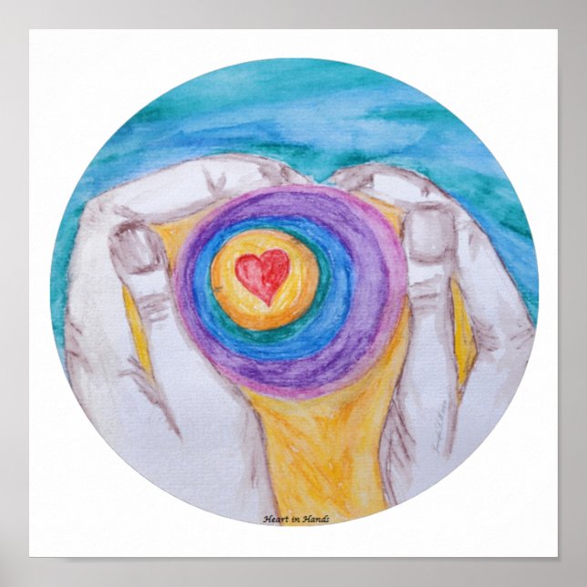 Póster Heart in Hands HIH-Circle-NoWords-Titled-digSigned (Frente)