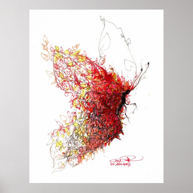 Póster heart of butterfly (Frente)