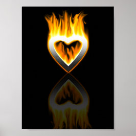 Póster heart of fire.