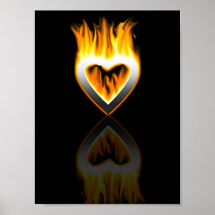 Póster heart of fire.
