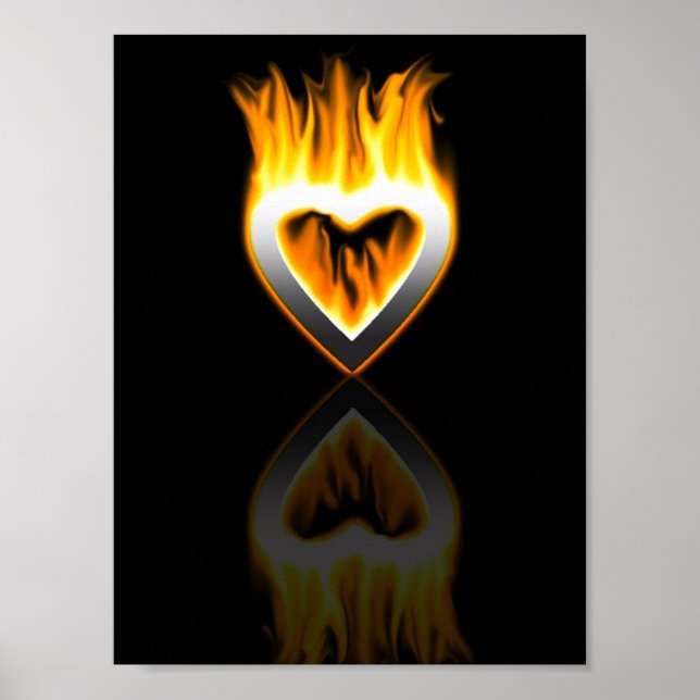 Póster heart of fire. (Frente)