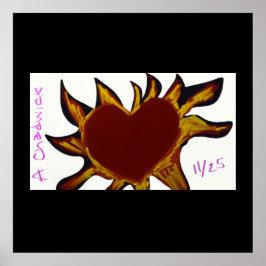 Póster Heart on Fire Poster