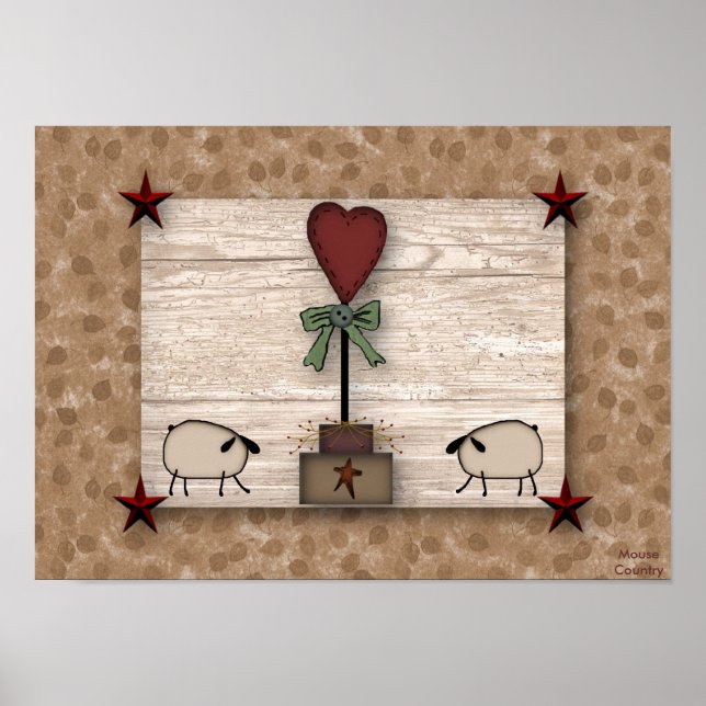 Póster Heart Topiary Poster (Frente)