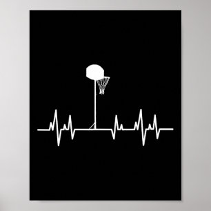 Póster Heartbeat de baloncesto 1