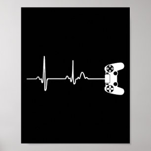 Póster Heartbeat Para Jugadores De Videojuegos