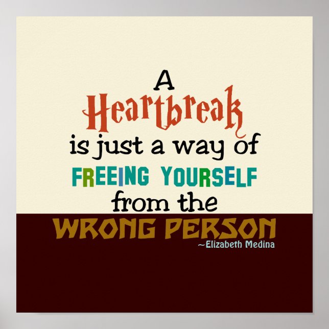 Póster Heartbreak CHANGE COLOR ~ Poster (Frente)