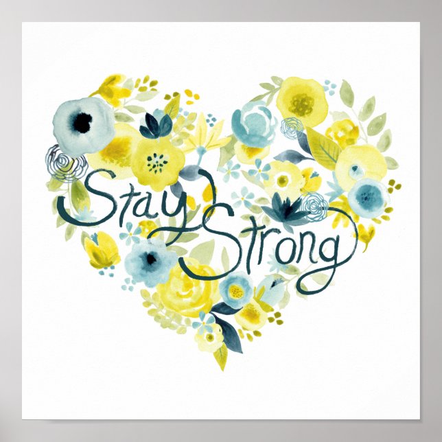 Póster Heartfelt Floral I (Frente)