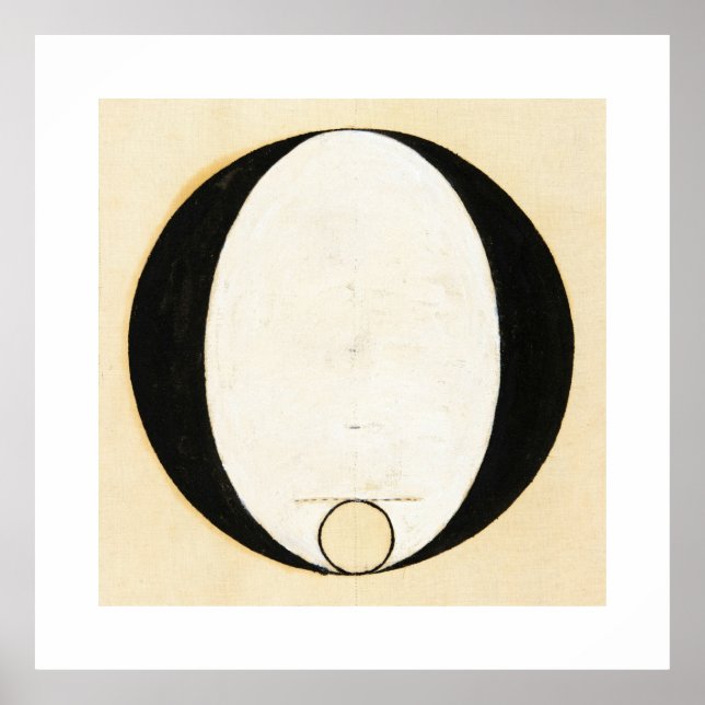 Póster Heathens, 1920, por Hilma af Klint (Frente)
