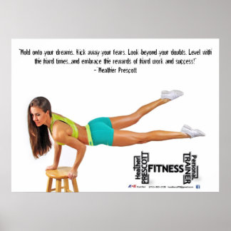 Póster Heather Prescott Fitness