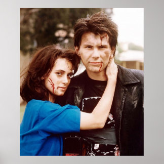 Póster heathers winona ryder y christian slater