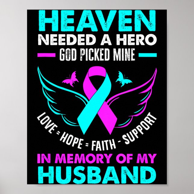 Póster Heaven Needed Hero God Ck Mine Husband Suicide Pre (Frente)