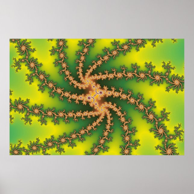 Póster Heaven Twist - Poster fractal (Frente)