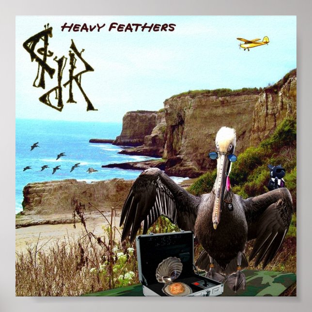 Póster "Heavy Feathers" por Jason T. Reimche (Frente)