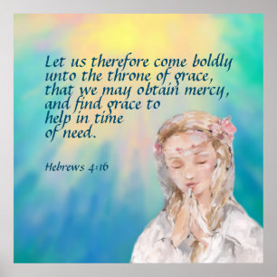 Póster Hebreos 4:16