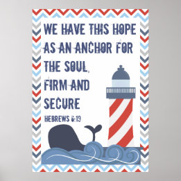 Póster Hebreos 6:19 Gran Poster