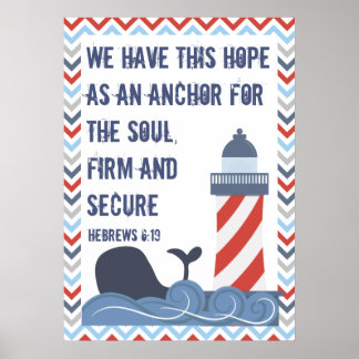 Póster Hebreos 6:19 Gran Poster