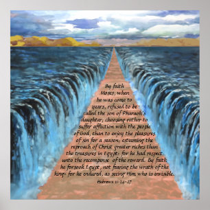 Póster Hebrews 11:24-27