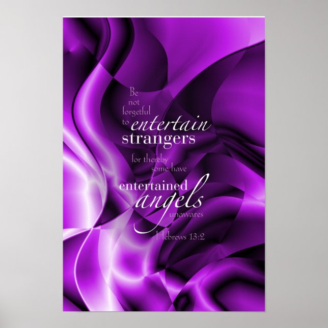 Póster Hebrews 13:2 (Frente)