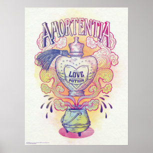 Póster Hechizo de Harry Potter   Botella de Poción de Amo