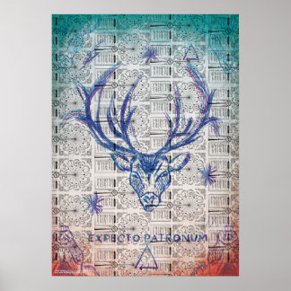 Póster Hechizo de Harry Potter | EXPECTO PATRONUM™Boceto
