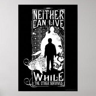 Póster Hechizo de Harry Potter | Ninguno puede vivir