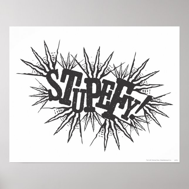 Póster Hechizo de Harry Potter | Stupefy! (Frente)