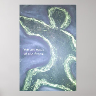 Póster Hecho del poster de las estrellas